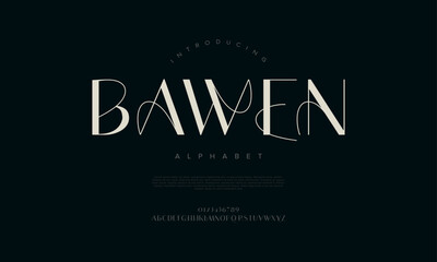 Creative display font with contrast stroke and calligraphic lines. Great for logos, posters, and fashion projects