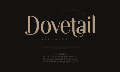 A soft Art Deco inspired serif with curvy letterforms. Ideal for logos, branding, and elegant packaging