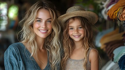 Mother and daughter fashion entrepreneurs with a focus on sustainability