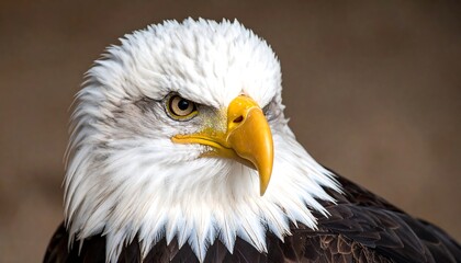 Obraz premium Close-up of an eagle's head (1)
