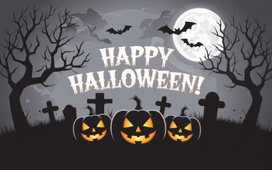 Pumpkin with Creepy Text