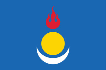 Flag of Neimenggu Inner Mongolian People's Party