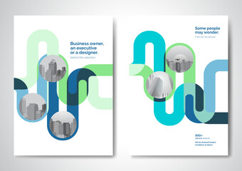 Template vector design for Brochure, AnnualReport, Magazine, Poster, Corporate Presentation, Portfolio, Flyer, infographic, layout modern size A4, Front and back, Easy to use and edit.