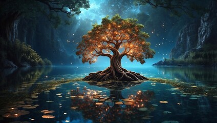 Tree of Life Glows with Magic
