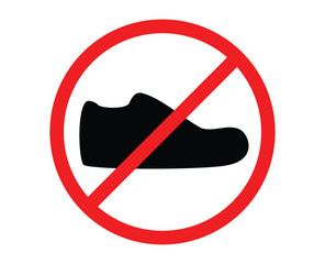 no shoes allowed. no shoes. A sign that says please remove your shoes. Take off your shoes. sign shoe silhouette with a red crossed