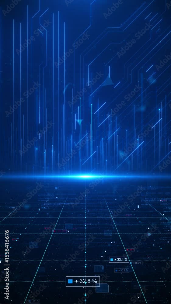 Aufkleber artificial intelligent, virtual reality, metaverse, blockchain technology, cyberpunk. digital partic