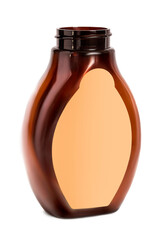 Plastic jar isolated