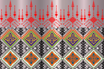 seamless  pattern with geometric elements