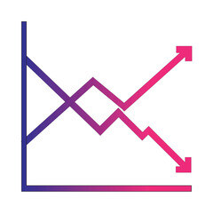 business Sales graph icon