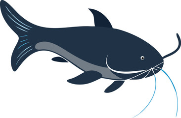 catfish-with-whiskers--bottom-view--curved--sittin.eps