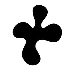 Fototapeta premium Seaweed vector silhouette