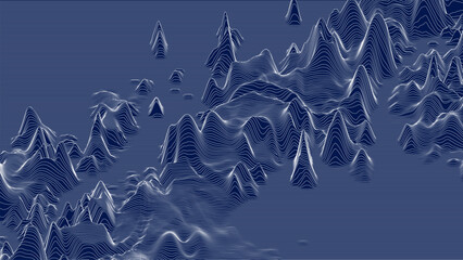 Topographic map. Geographic mountain relief. Abstract lines background. Contour maps. Vector illustration.