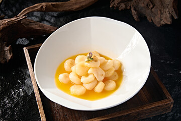 Delicious Chinese desserts, cold dishes, sea buckthorn juice, water chestnuts