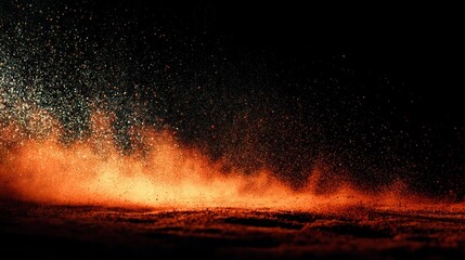 Heavy grain overlay for thriller or horror film aesthetics