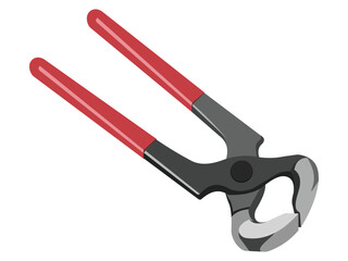Pincers cutting pliers illustration