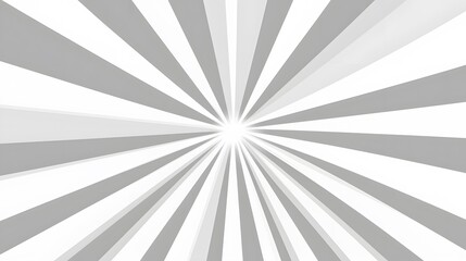 Obraz premium Abstract Grey and White Sunburst Rays Background