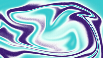 Fototapeta premium Abstract Fluid Swirl in Turquoise and Purple Tones gradient