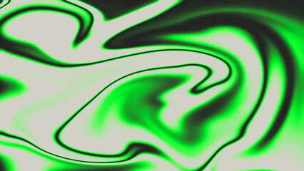 Gradient noise texture Green and Black Swirl Abstract Art