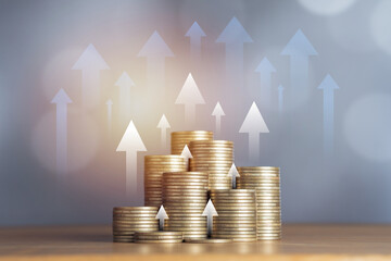 Basic concepts of finance and financial technology about business prosperity and asset management