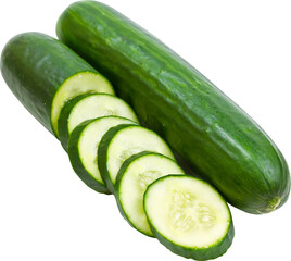 Cucumber Isolated From Background