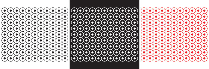 Line patterns .  decorative hatching backgrounds,. undulate squiggle simple backdrop stripes element repeated image clip art. Isolated on white and black background. EPS 10