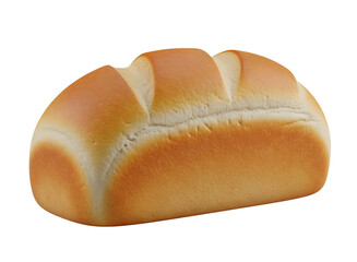 Fresh Bread Minimalist 3D Rendering in a Soft And Smooth Renderer