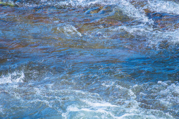 Obraz premium 初夏の日差しに輝く清流の流れ73