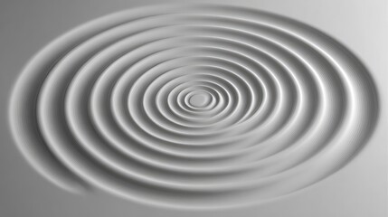 Obraz premium D spiral structure resembling a vortex over clean gray background
