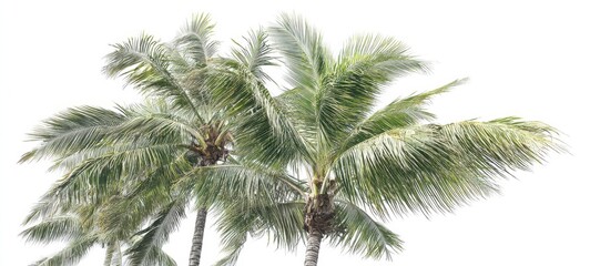 The swaying palm trees creating a tropical paradise backdrop.