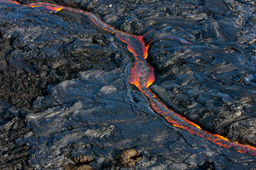 Lava flow in Hawaii