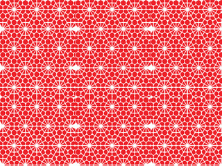 seamless pattern with red color