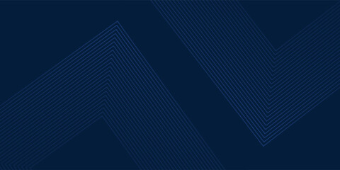 Dark blue background. Modern line stripes curve abstract presentation background. Luxury paper cut background. Abstract decoration, golden pattern, halftone gradients
