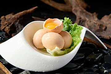 Hot pot ingredients are nutritious and delicious oil eggs