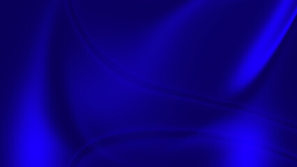 Abstract deep blue background with soft waves and smooth gradient texture, ideal for digital design...