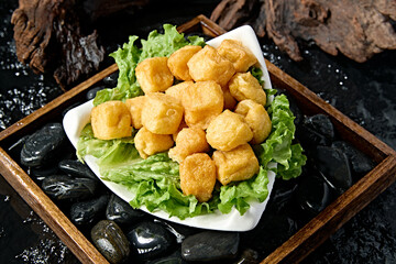 Hot pot hot pot ingredients fried tofu