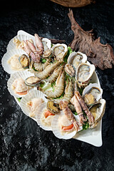 Hotpot seafood platter