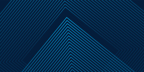 Dark blue background. Modern line stripes curve abstract presentation background. Luxury paper cut background. Abstract decoration, golden pattern, halftone gradients