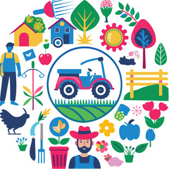 Naklejka premium ecology and environment infographics