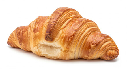 croissant isolated on white background