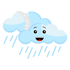 Cloud Cartoon Icon UI Design 