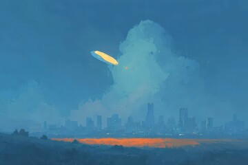 A cyberpunk-style portrait of a man with a digital face mask, glowing neon lines, and advanced robotic limbs . Beautiful simple AI generated image