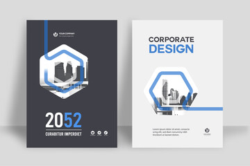 Business Report Cover Template – Geometric Layout