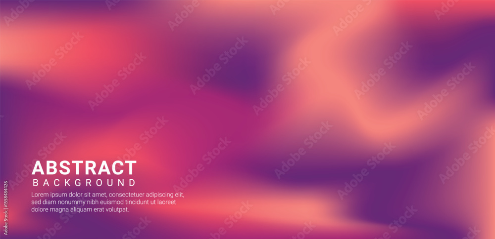 Poster hazy flowing modern gradient background