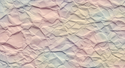 Obraz premium Pastel Crumpled Paper Texture Background