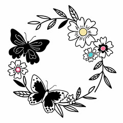 Elegant and Modern Floral Vector Collection – Minimal Line Art.