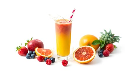 fruit juice and fruits