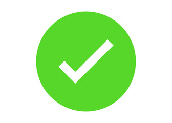 white tick on green round circle transparent background png file type photo