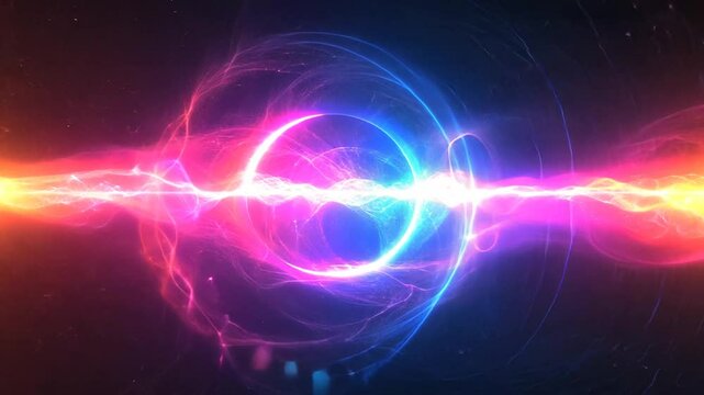 Abstract energy clashing design