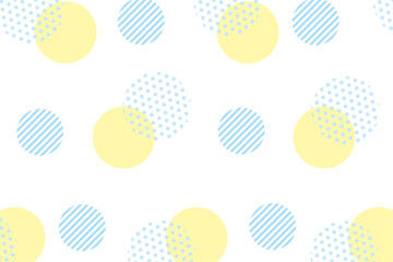 水玉模様のデザイン背景イラスト