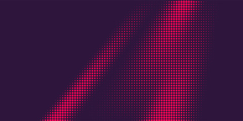 Stylish gradient pink dot circle halo background Line Vector Point form in diagonal angle